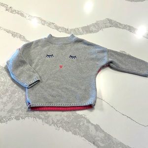 Kite toddler face sweater